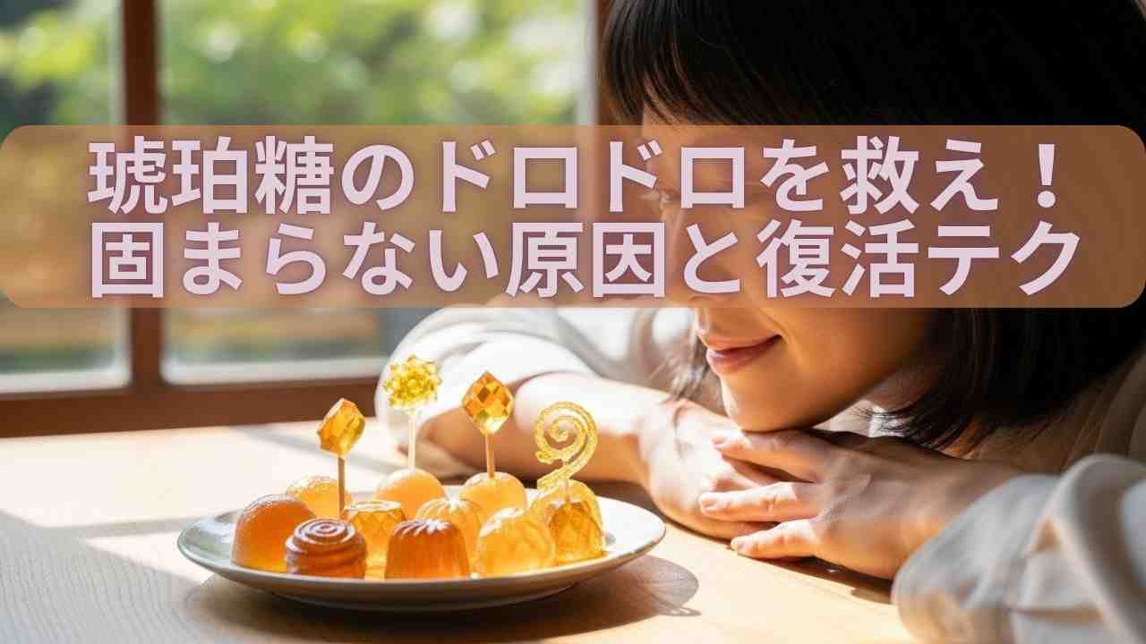 琥珀 糖 固まら ない